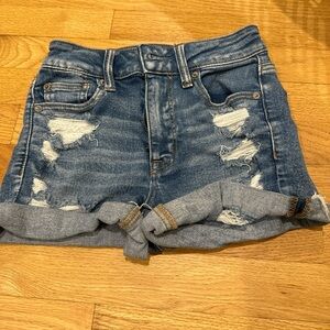American eagle women’s jean shorts
